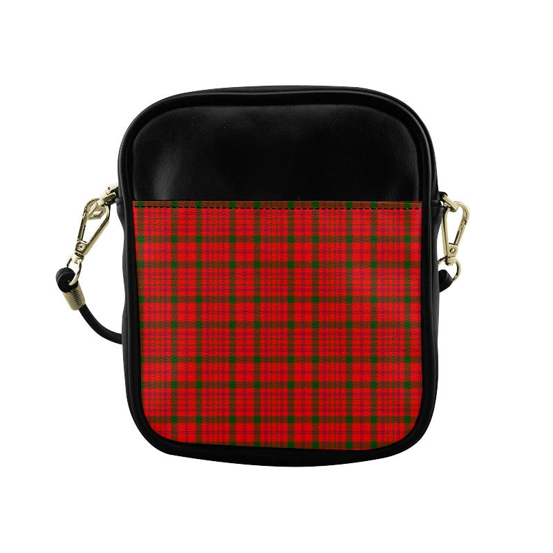 MacDonnell of Keppoch Modern Tartan Plaid Sling Bag