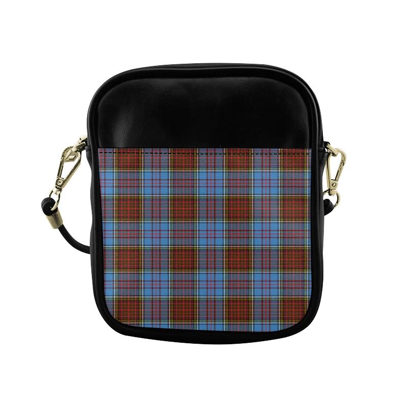 Anderson Modern Tartan Plaid Sling Bag