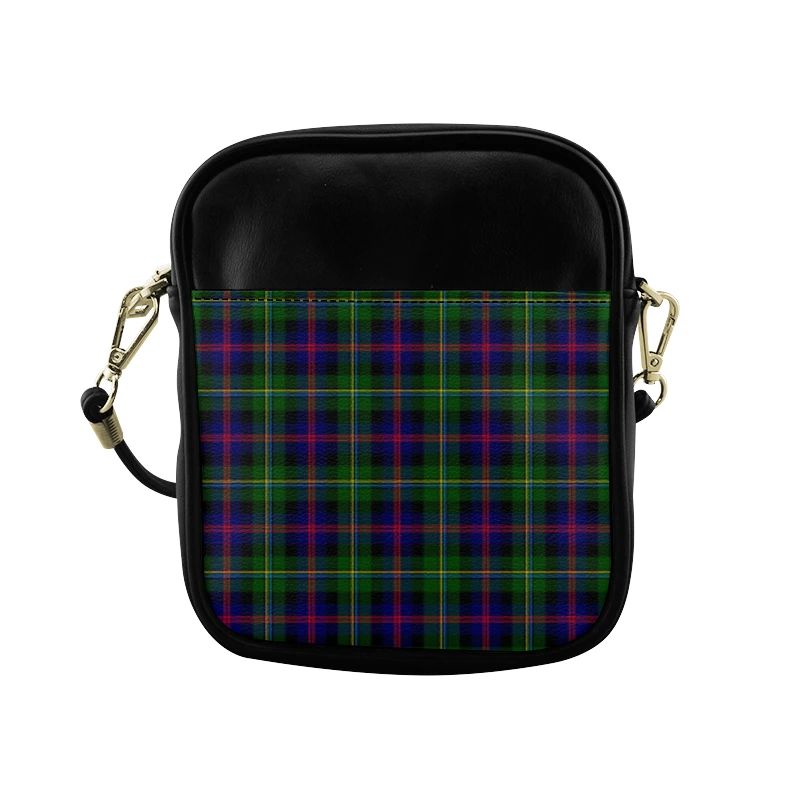 Malcolm Modern Tartan Plaid Sling Bag