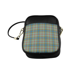 Balfour Blue Tartan Plaid Sling Bag