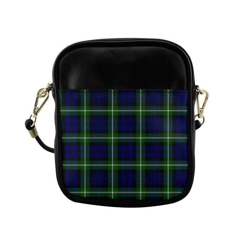 Lamont Modern Tartan Plaid Sling Bag