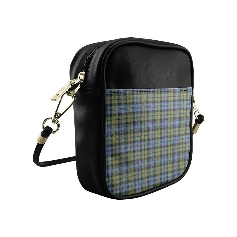 Campbell Faded Tartan Plaid Sling Bag