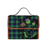 Abercrombie Tartan Waterproof Canvas Bag Map & Thistle Style