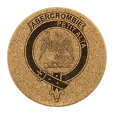 Abercrombie Tartan Round Cork Coaster