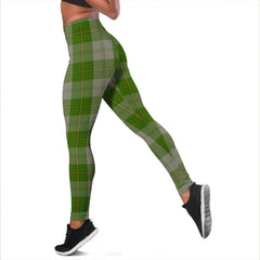 Cunningham Dress Green Dancers Tartan Plaid Legging