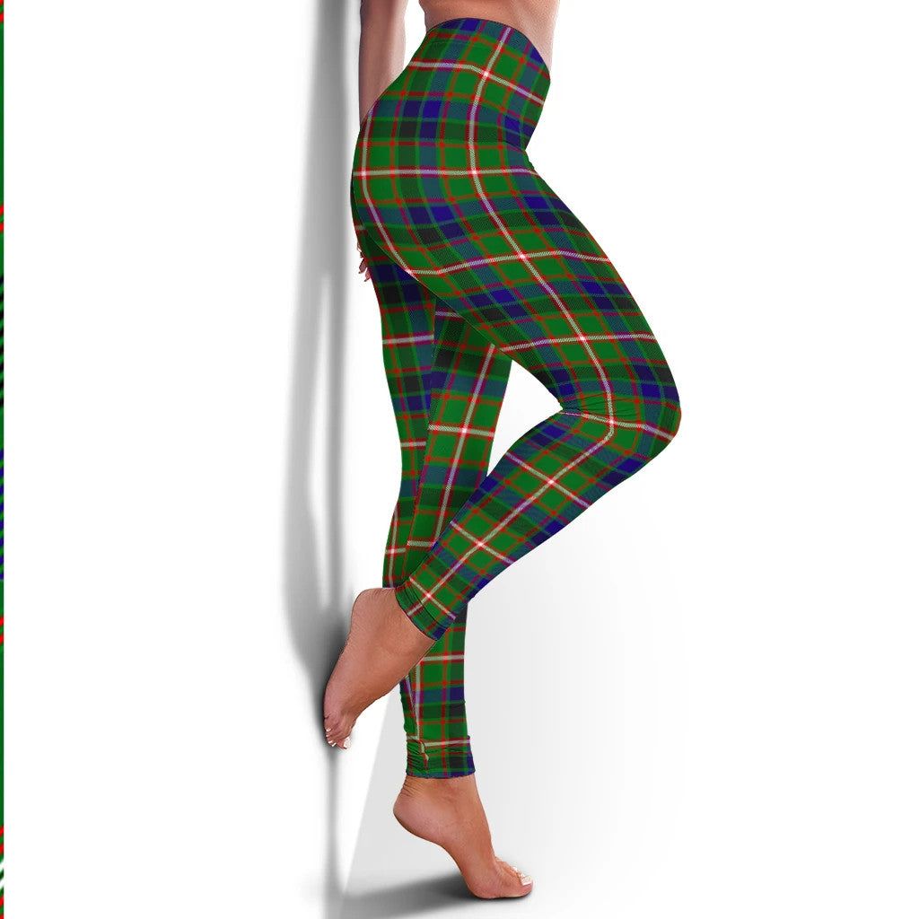 Reid Green Tartan Plaid Legging
