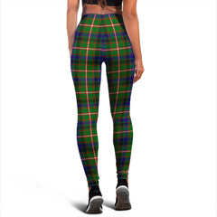 Reid Green Tartan Plaid Legging