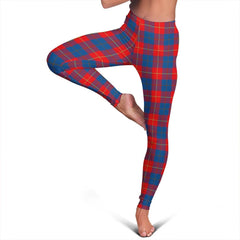 Galloway Red Tartan Plaid Legging