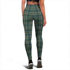 Scott Green Ancient Tartan Plaid Legging