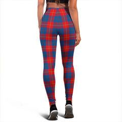 Galloway Red Tartan Plaid Legging