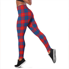 Galloway Red Tartan Plaid Legging