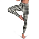Scott Black & White Ancient Tartan Plaid Legging