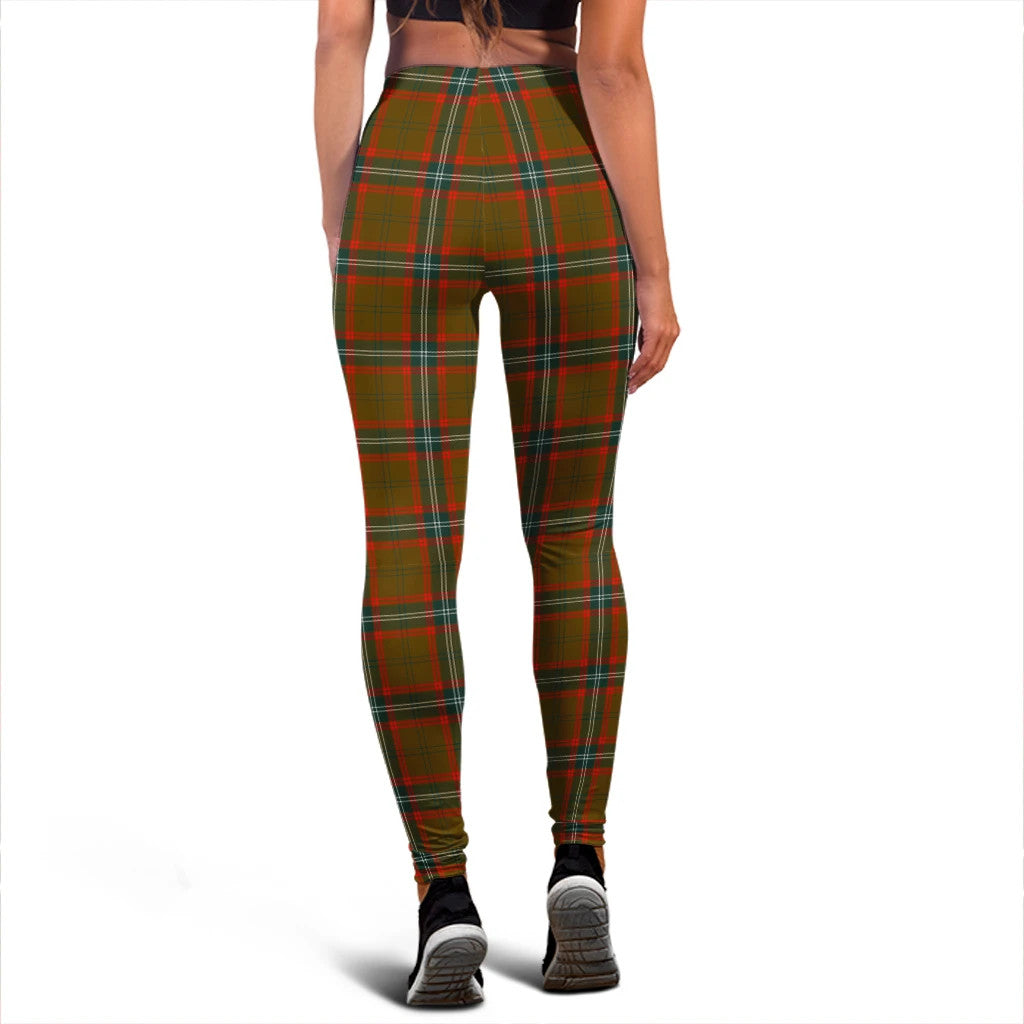 Seton Hunting Modern Tartan Plaid Legging