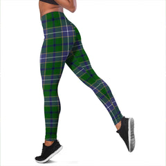 Wishart Hunting Modern Tartan Plaid Legging