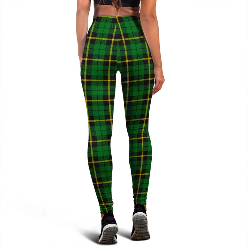 Wallace Hunting Green Tartan Plaid Legging