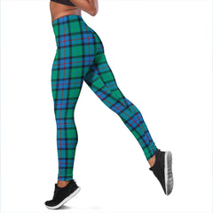 Flower Of Scotland Tartan Plaid Legging