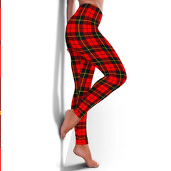 Wallace Hunting Red Tartan Plaid Legging