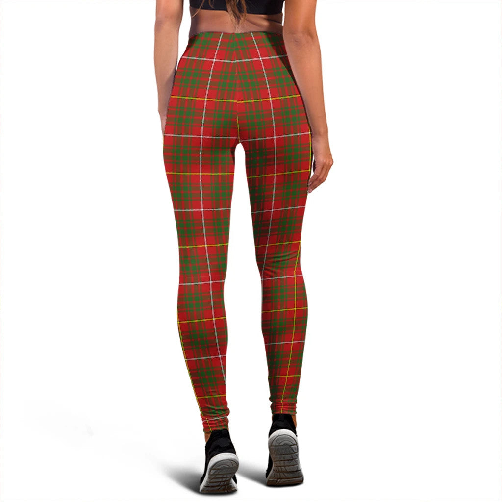 Bruce Modern Tartan Plaid Legging
