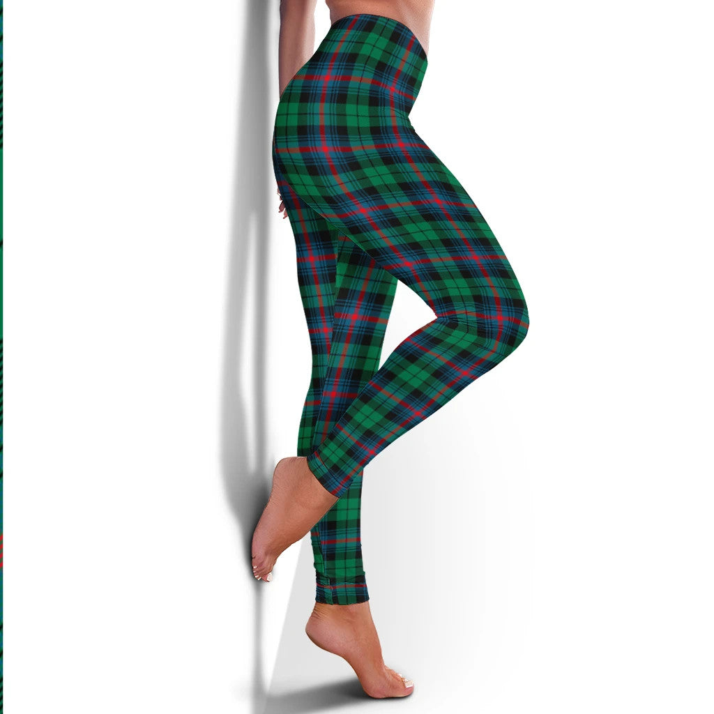Urquhart Broad Red Ancient Tartan Plaid Legging