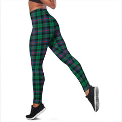 Urquhart Broad Red Ancient Tartan Plaid Legging