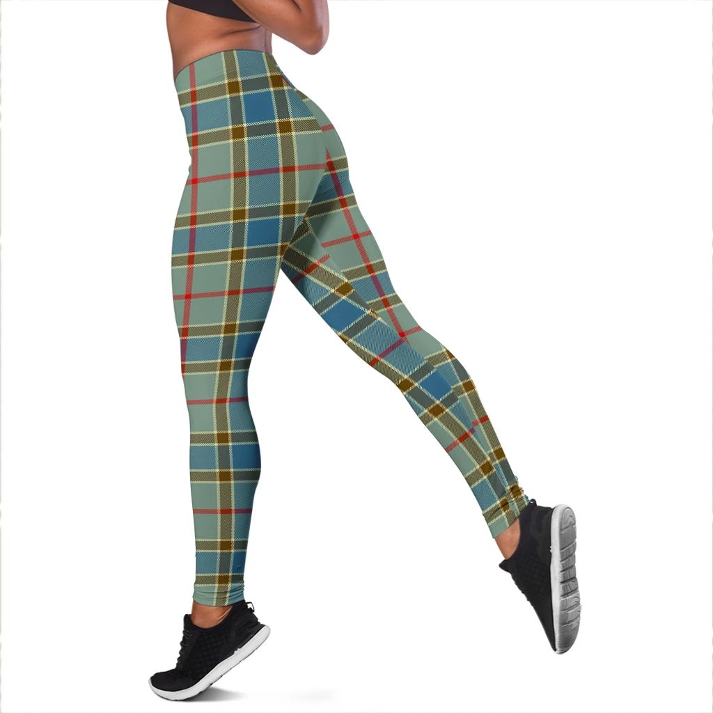 Balfour Blue Tartan Plaid Legging