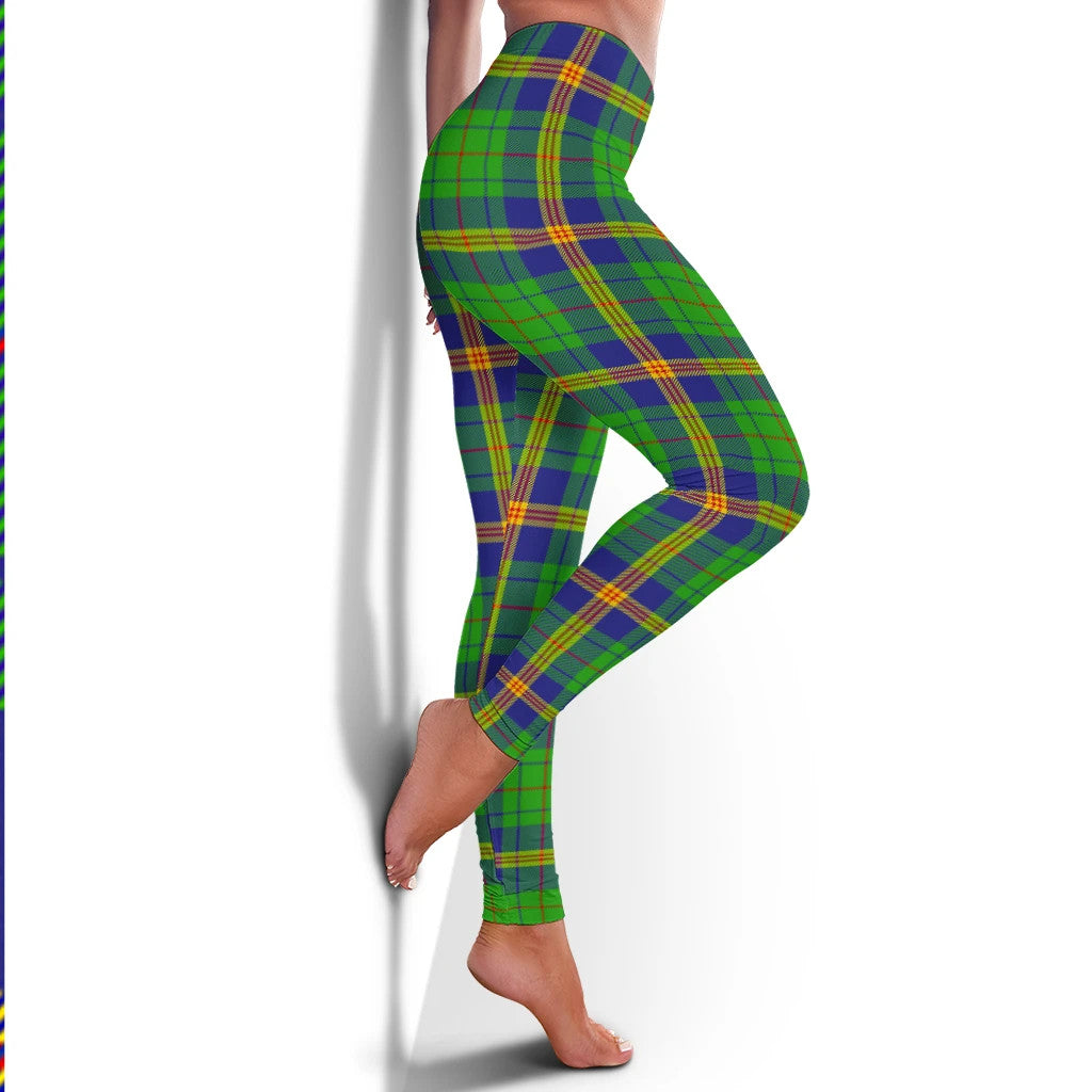 New Mexico Tartan Plaid Legging