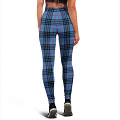 MacKay Blue Tartan Plaid Legging