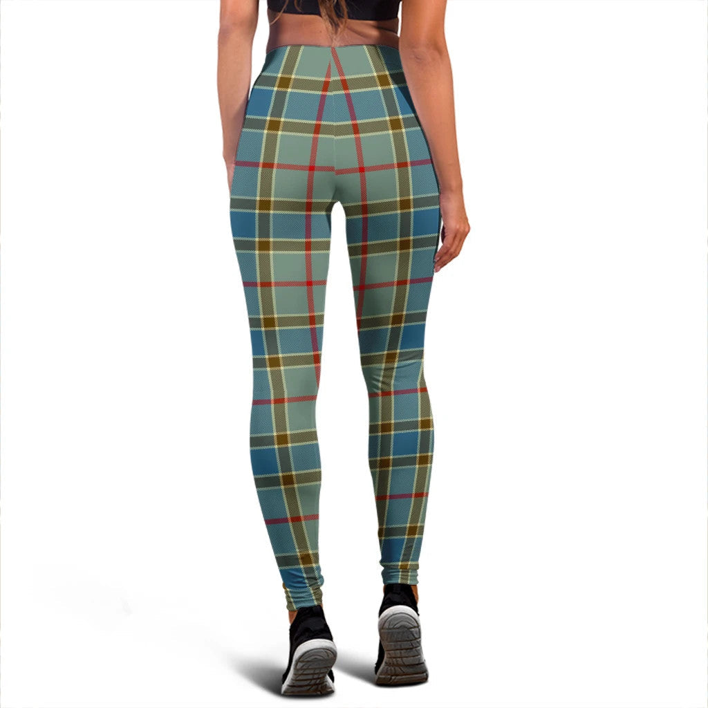 Balfour Blue Tartan Plaid Legging