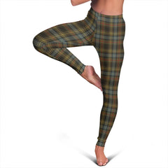 Stewart Hunting Weathered Tartan Plaid Legging
