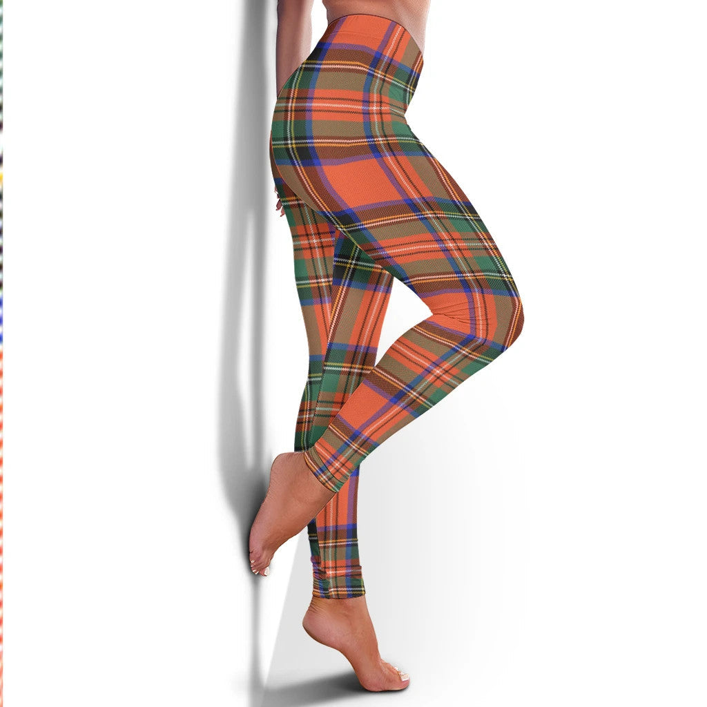 Stewart Royal Ancient Tartan Plaid Legging