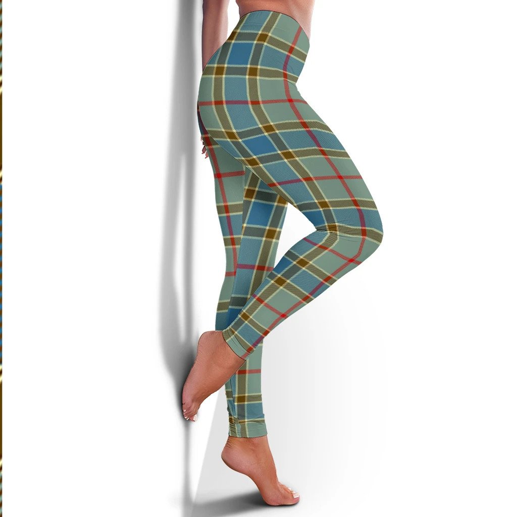 Balfour Blue Tartan Plaid Legging