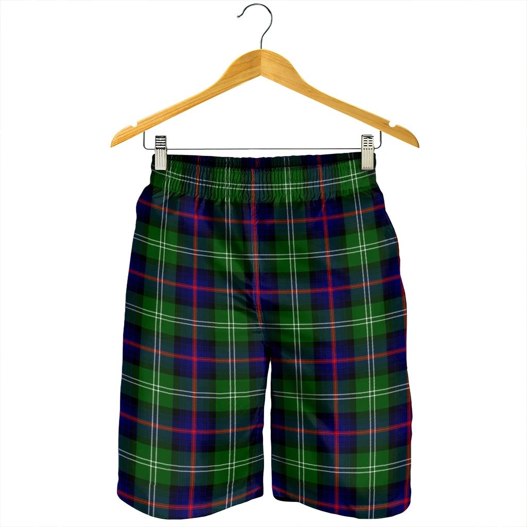 Sutherland Modern Tartan Plaid Men's Shorts