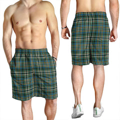 Scott Green Ancient Tartan Plaid Men's Shorts