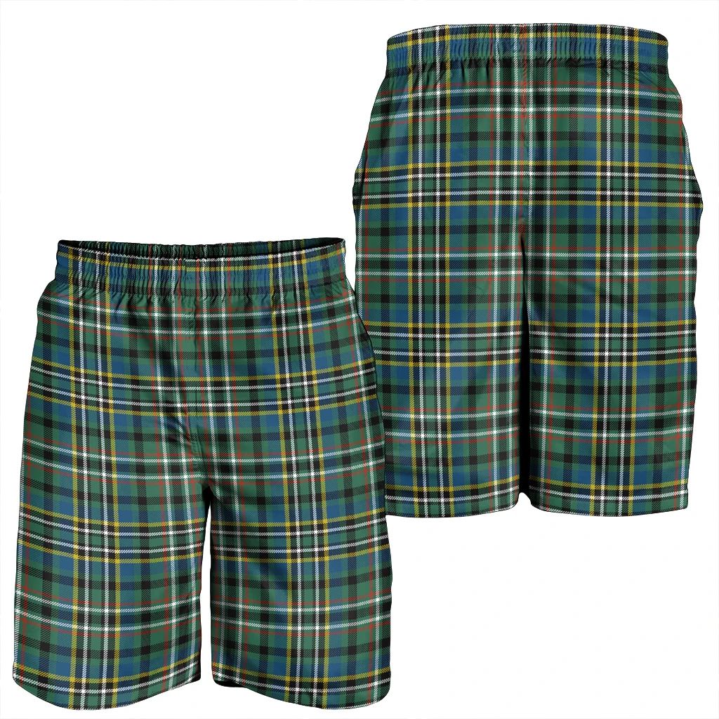 Scott Green Ancient Tartan Plaid Men's Shorts