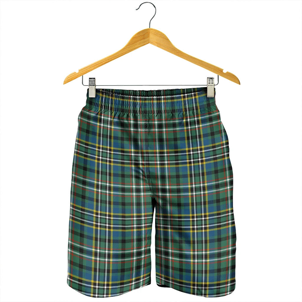 Scott Green Ancient Tartan Plaid Men's Shorts