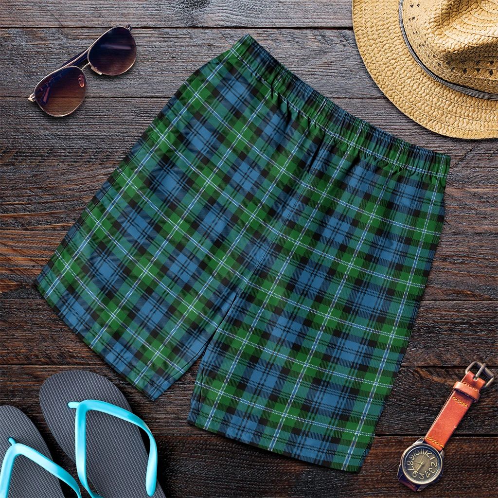 Lyon Clan Tartan Plaid Men's Shorts