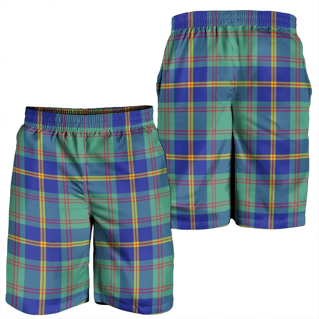 US Marine Tartan Plaid Men's Shorts