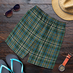 Scott Green Ancient Tartan Plaid Men's Shorts