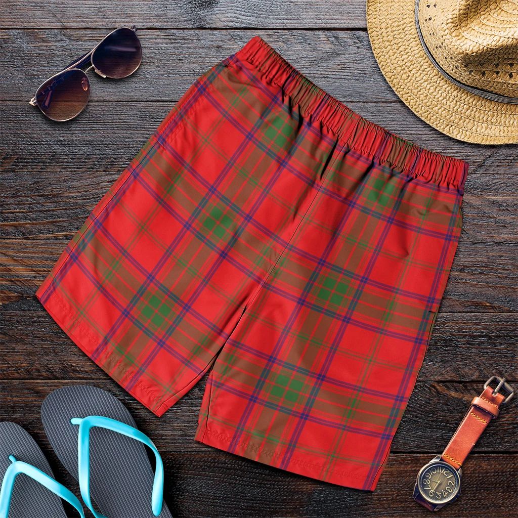Ross Modern Tartan Plaid Men's Shorts