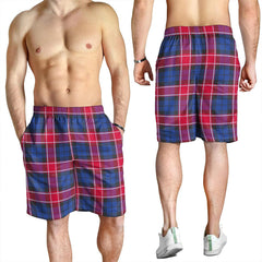 Graham of Menteith Red Tartan Plaid Men's Shorts