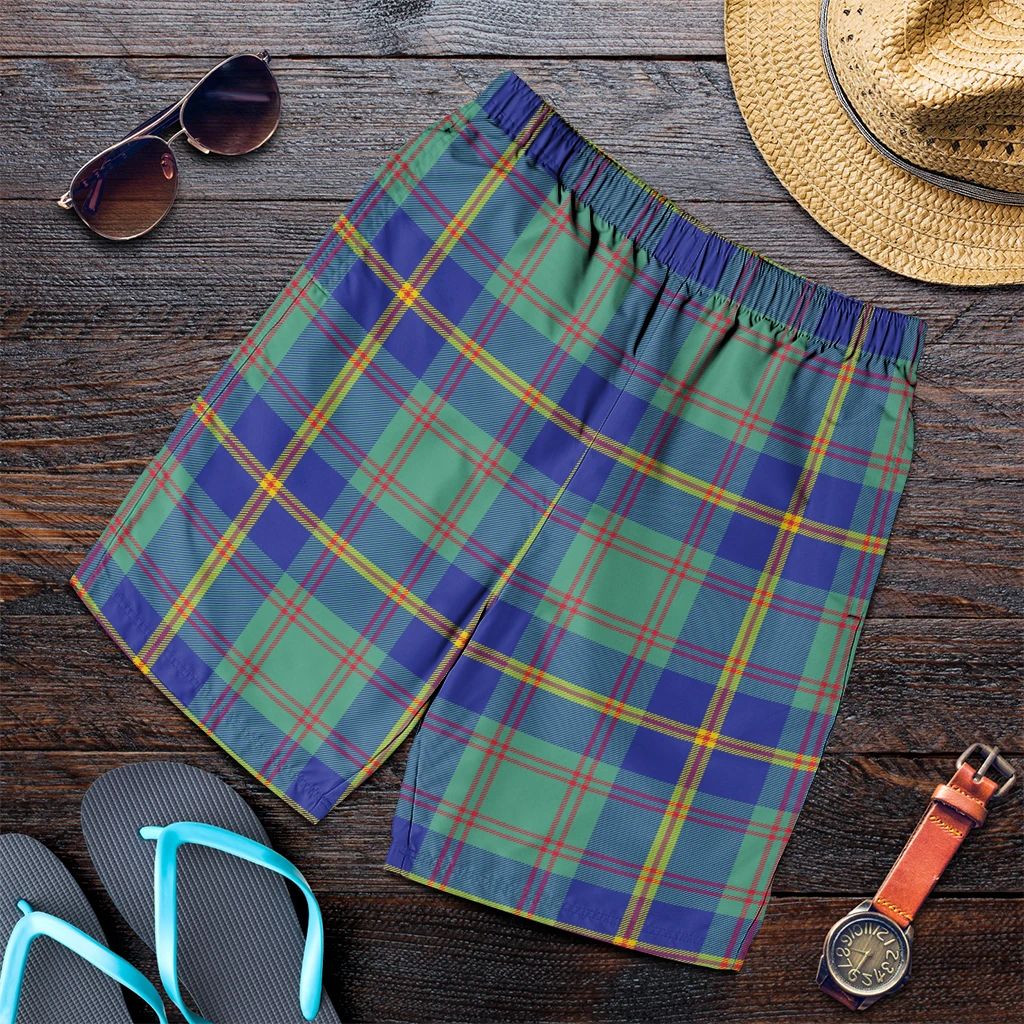US Marine Tartan Plaid Men's Shorts