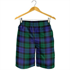 Blackwatch Modern Tartan Plaid Men's Shorts
