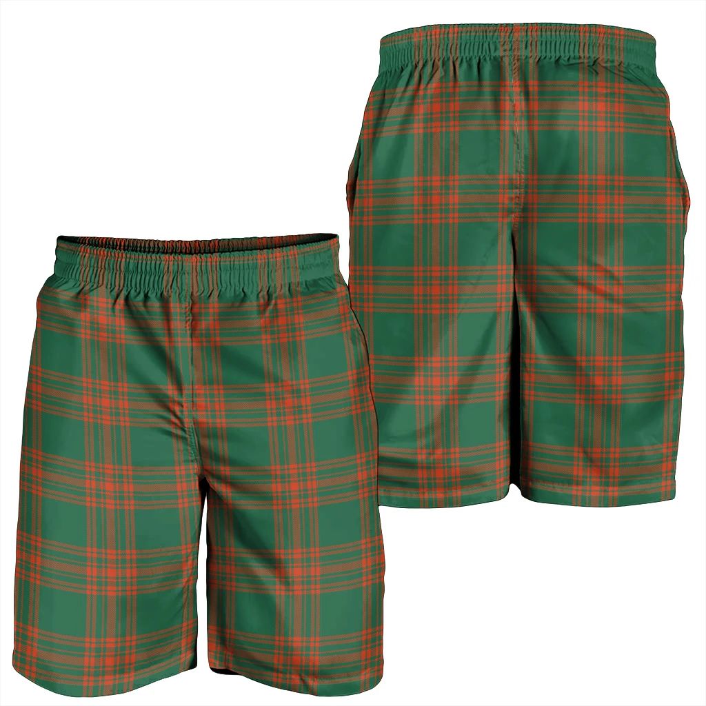 Menzies Green Ancient Tartan Plaid Men's Shorts