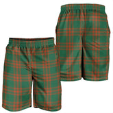 Menzies Green Ancient Tartan Plaid Men's Shorts