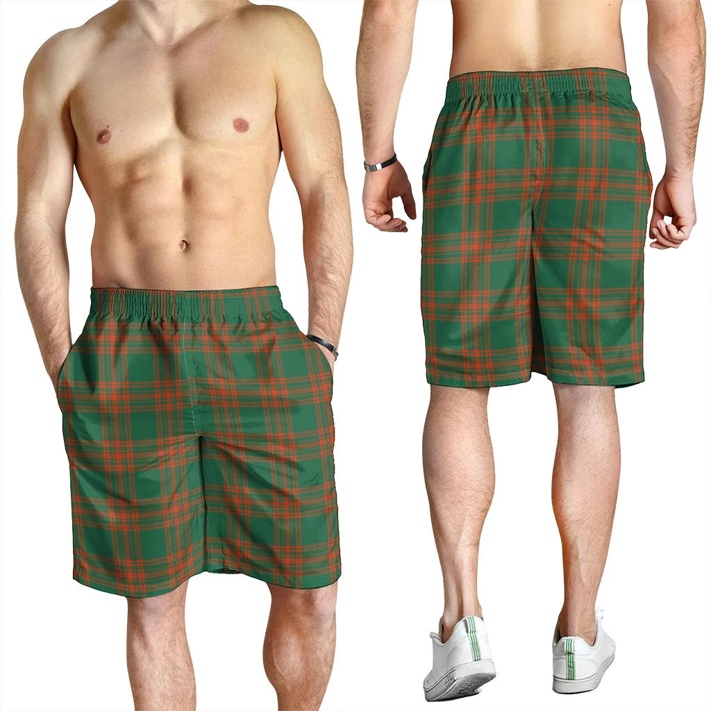 Menzies Green Ancient Tartan Plaid Men's Shorts