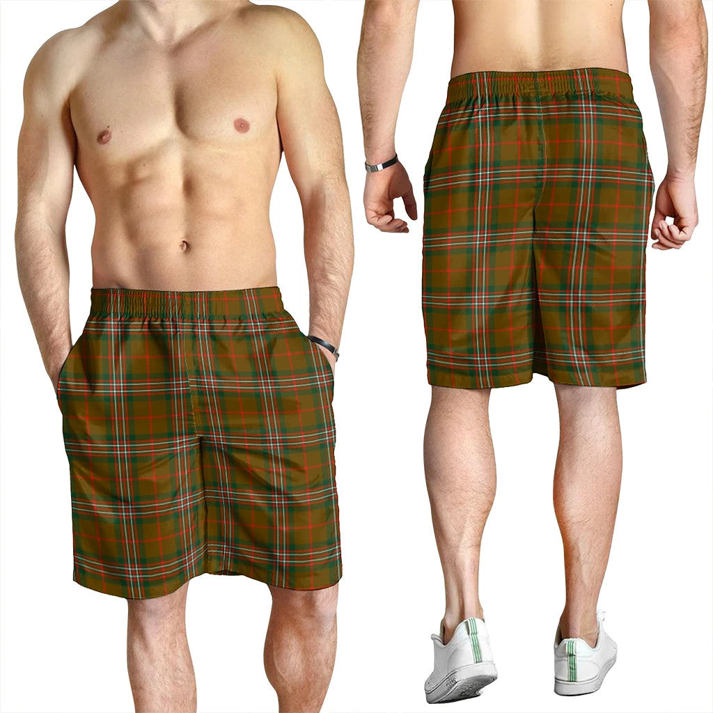 Scott Brown Modern Tartan Plaid Men's Shorts