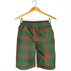 Menzies Green Ancient Tartan Plaid Men's Shorts