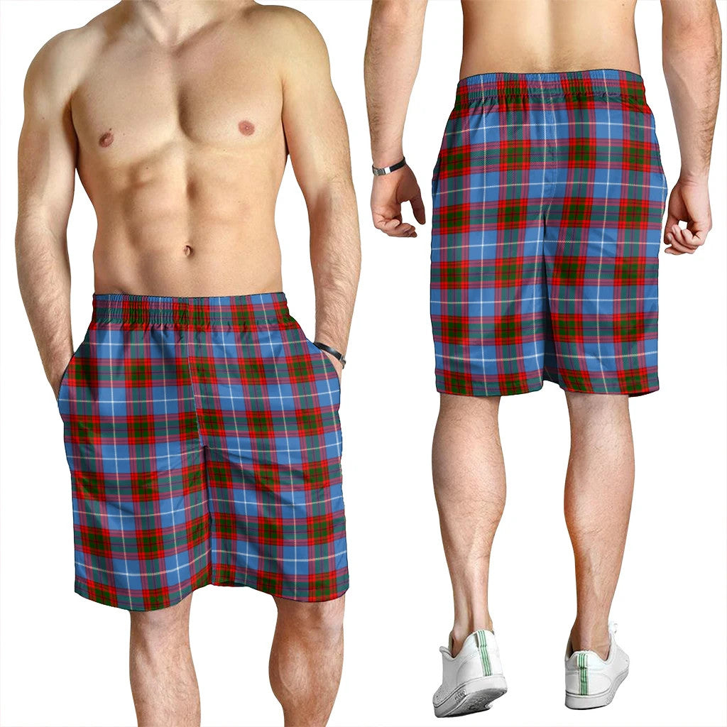 Edinburgh District Tartan Plaid Men's Shorts