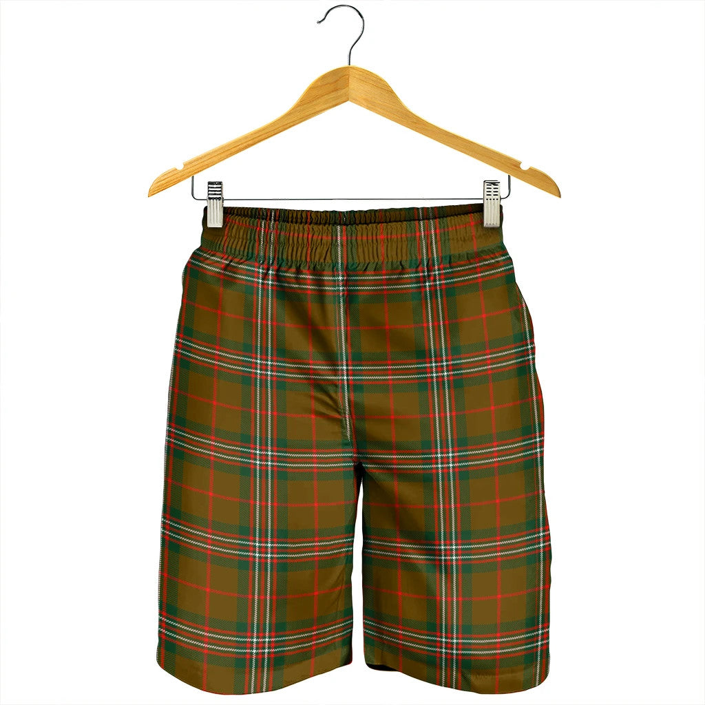 Scott Brown Modern Tartan Plaid Men's Shorts
