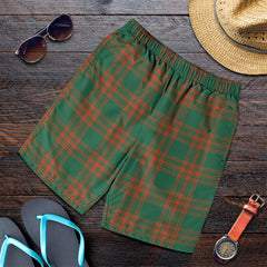Menzies Green Ancient Tartan Plaid Men's Shorts